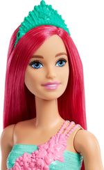 Barbie Dreamtopia Princess Doll (Dark-Pink Hair), with Sparkly Bodice, Princess Skirt and Tiara