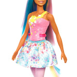 Barbie Dreamtopia Unicorn Doll (Blue & Pink Hair), with Skirt, Removable Unicorn Tail & Headband