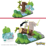 Mega Pokemon Bulbasaur's Forest Trek Building Set with 82 Compatible Bricks and Pieces Connect with Other Worlds
