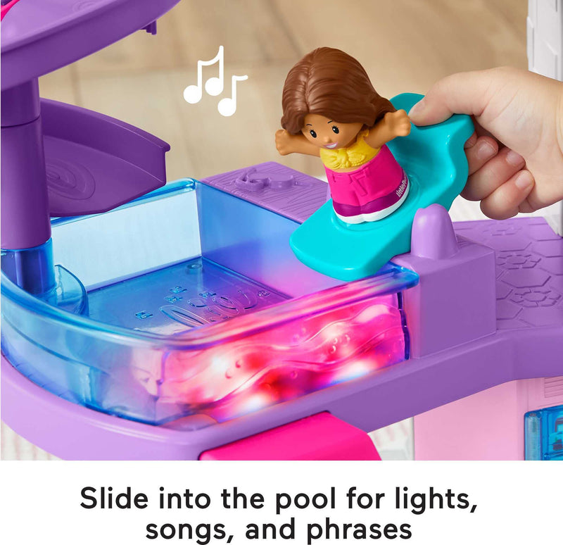 Barbie Little DreamHouse by Fisher-Price Little People, Interactive Toddler Playset
