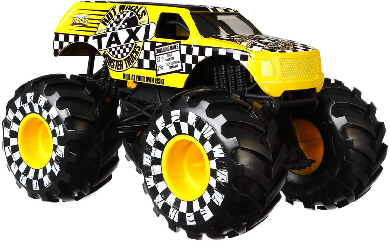 Hot Wheels Monster Truck 1:24 Scale Taxi Vehicle