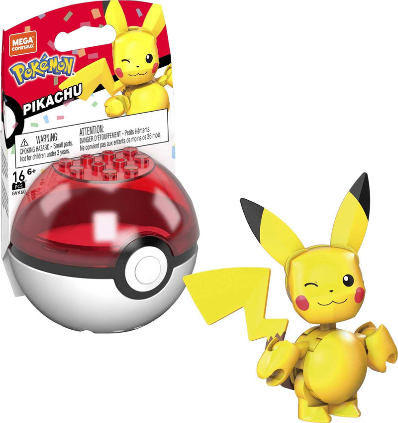 Mega Construx Pokemon Pikachu Construction Set