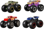 Hot Wheels Monster Trucks 1:64 Scale 4-Pack with Giant Wheels [Styles May Vary]