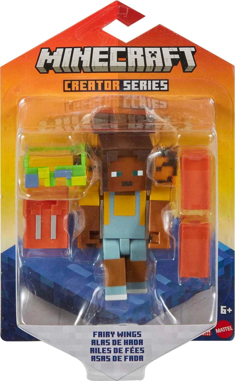 Minecraft Creator Series Fairy Wings Figure, Collectible Building Toy, 3.25-inch Action Figure with Accessories - Fairy Wings