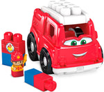 Mega Bloks First Builders Freddy Fire Truck, Building Toys for Toddlers (6 Pieces)