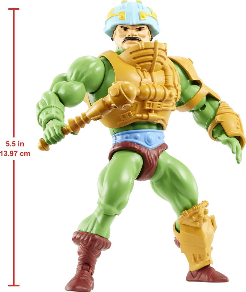 Masters of the Universe Origins Man-at-Arms 5.5-in Action Figure, Battle Figure for Storytelling Play and Display