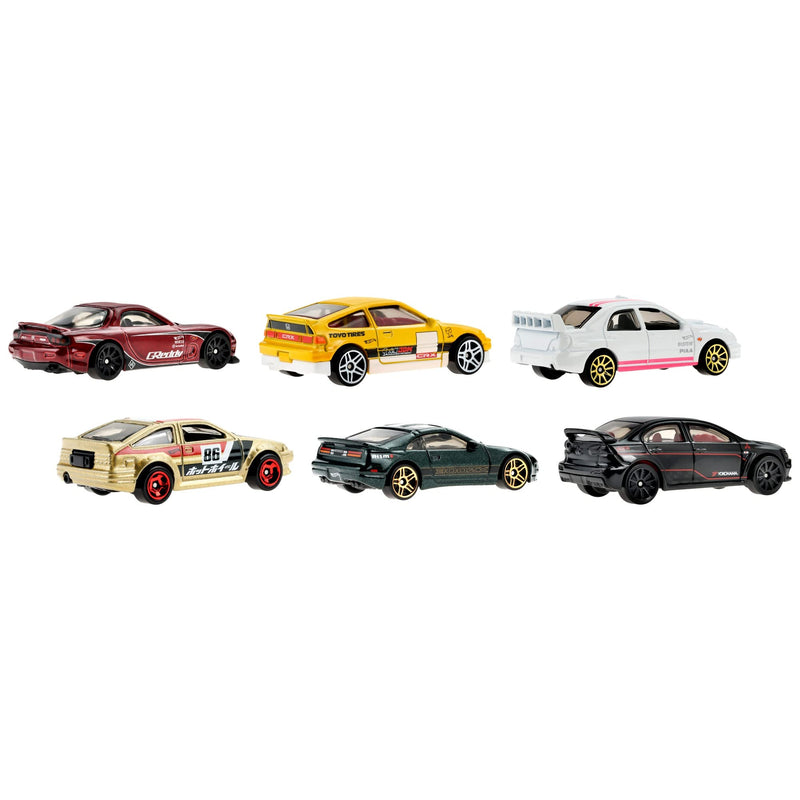 Hot Wheels Japanese Multipacks of 6 Toy Cars