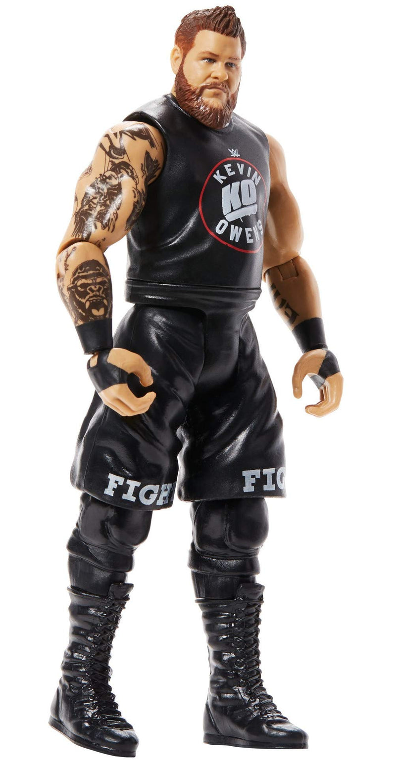 WWE Kevin Owens Basic Series #111 Action Figure in 6-inch Scale with Articulation & Ring Gear