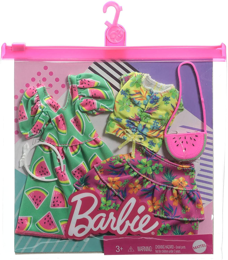 Barbie fashion hotsell clothing set