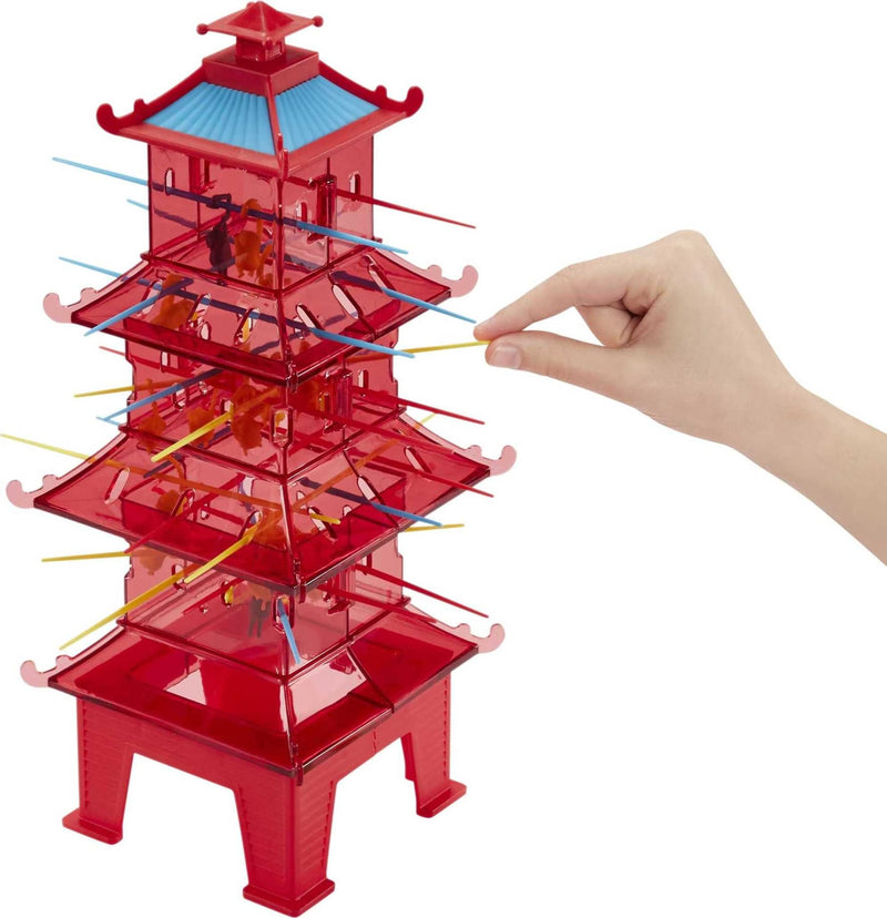 Kerplunk Kids Game Featuring Illumination's Minions: The Rise of Gru with Minions Game Pieces and Pagoda Tower