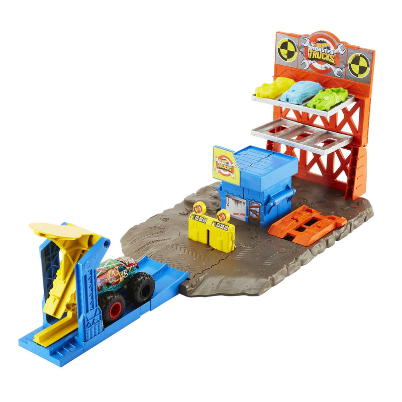 Hot Wheels Monster Trucks Blast Station Playset