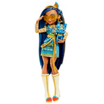 Monster High Doll, Cleo De Nile with Accessories and Pet Dog, Posable Fashion Doll with Blue Streaked Hair