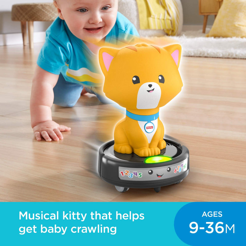Fisher-Price Laugh & Learn Crawl-After Cat On a Vac