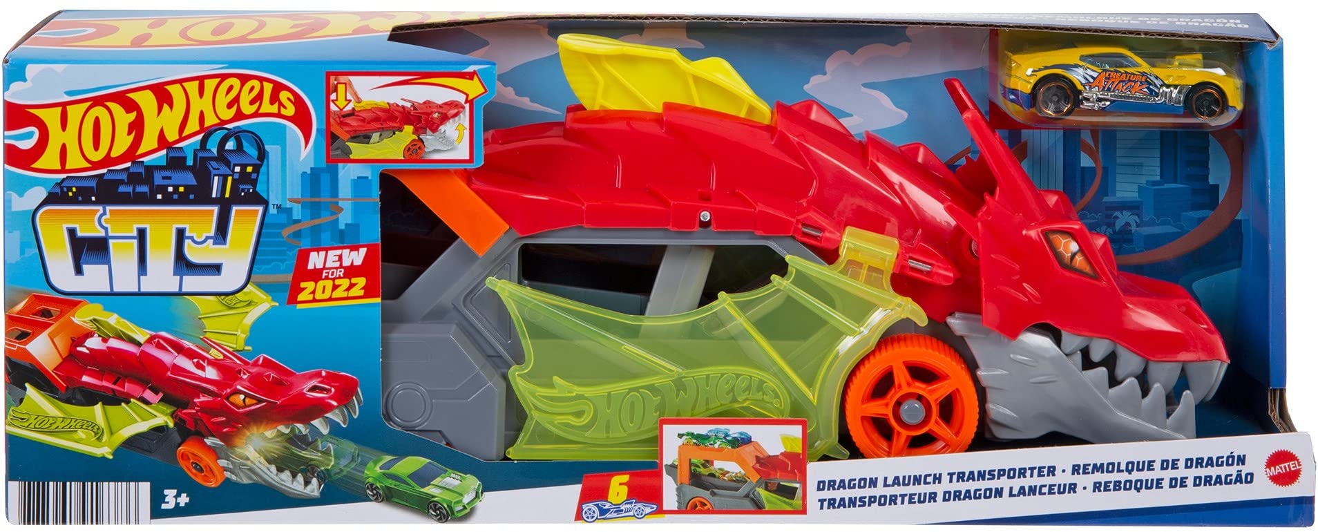 Hot Wheels Dragon Launch Transporter – Square Imports