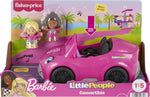 Fisher-Price Little People Barbie Toddler Toy Car with Music Sounds and 2 Figures
