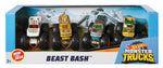 Hot Wheels Monster Trucks 1:64 Scale 4-Pack with Giant Wheels [Styles May Vary]