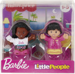 Barbie Sleepover Figure Set by Fisher-Price Little People, 2-Pack of Toys