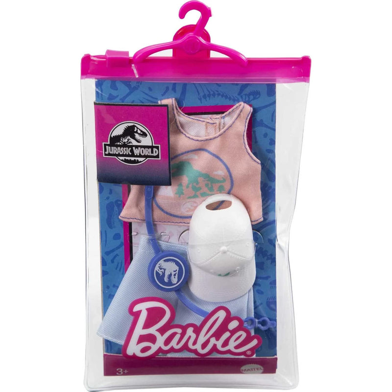 Mattel Barbie – Fashionable Outfits, Famous Fashions, Jurassic World