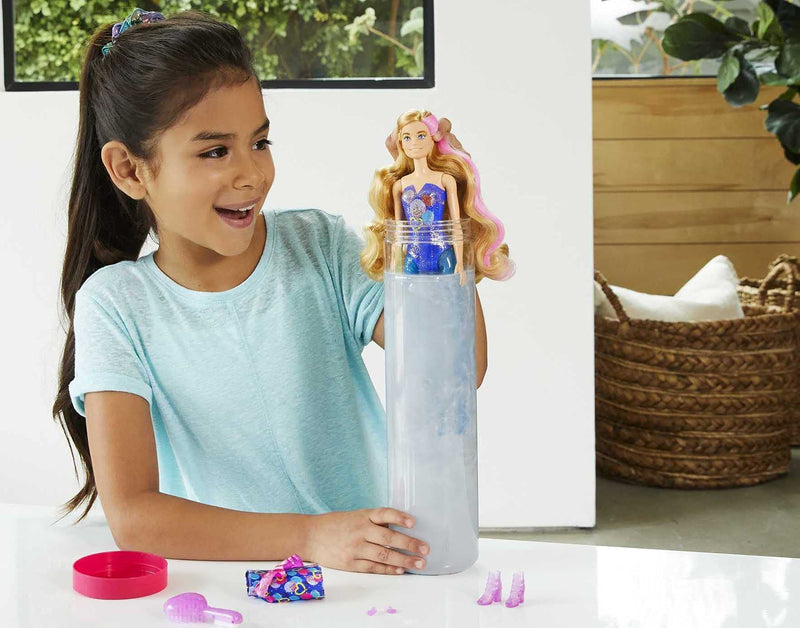 Barbie Color Reveal Doll with 7 Surprises 4 Bags Contain Skirt