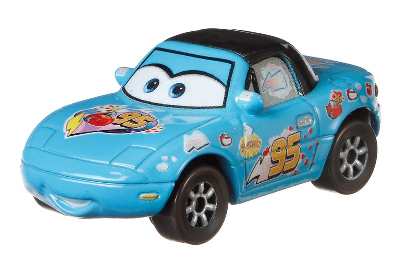 Disney Pixar Cars 3 Dinoco Mia & Dinoco Tia 2-Pack, 1:55 Scale Die-Cast Fan Favorite Character Vehicles for Racing and Storytelling Fun