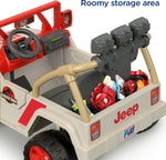 Fisher-Price Power Wheels Jurassic Park Jeep Wrangler Ride-On Vehicle