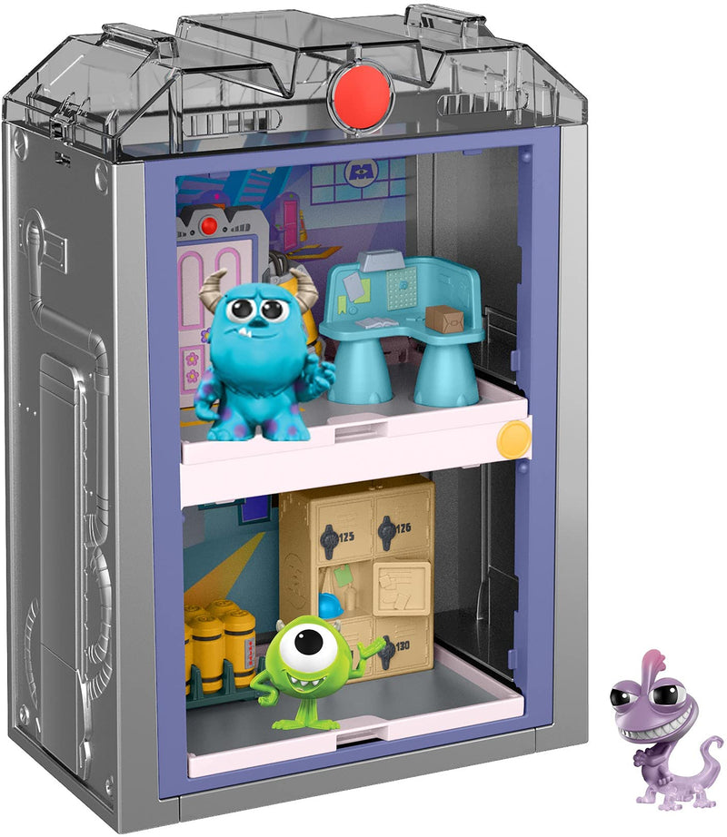 Disney Pixar Monsters Inc. MINIS Scare Floor Stackable Stories Playset