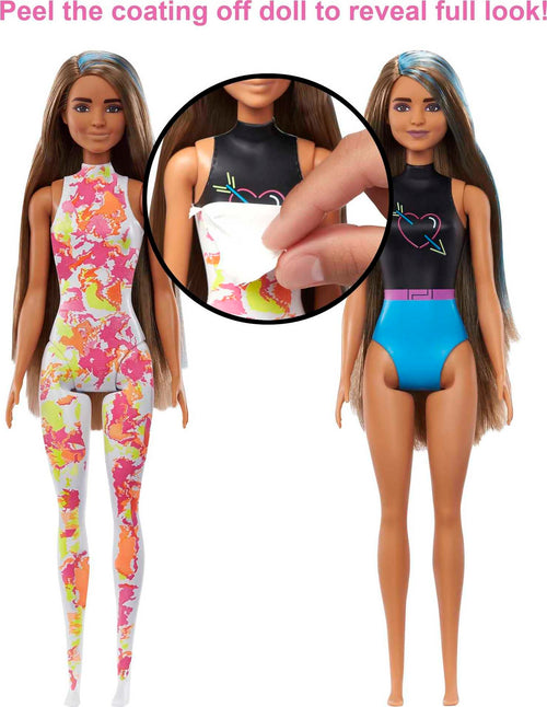 Barbie Color Reveal Totally Neon Fashions Doll and Accessories