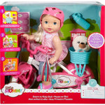 Little Mommy Learn To Ride Doll with Pink Training Bicycle