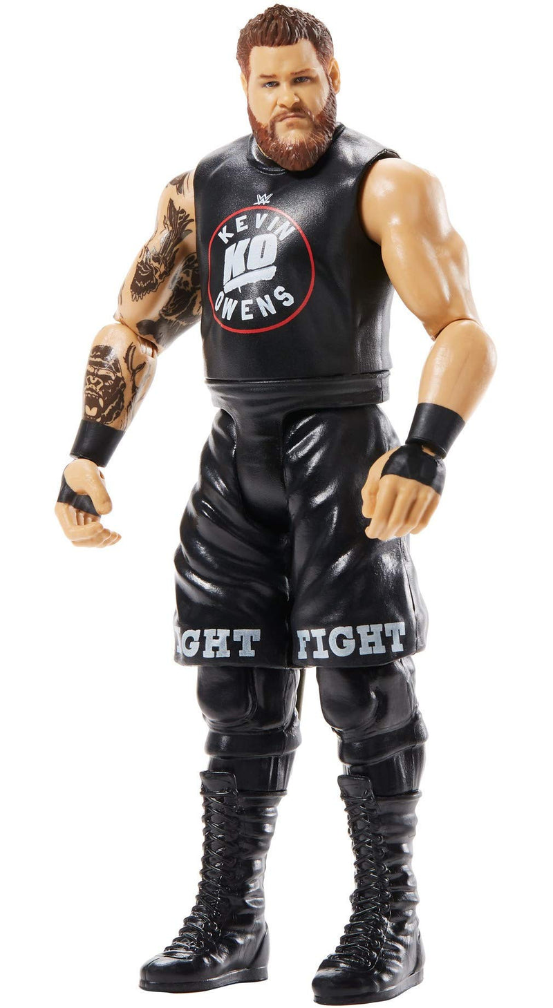 WWE Kevin Owens Basic Series #111 Action Figure in 6-inch Scale with Articulation & Ring Gear