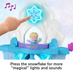 Disney Frozen Toy, Fisher-Price Little People Playset with Anna and Elsa Toys Lights and Music for Toddlers, Elsa’s Enchanted Lights Palace