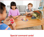 UNO Attack Jurassic World Dominion Card Game with Dinosaur Card Launcher