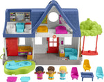 Fisher-Price Little People Friends Together Play House, Electronic Playset with Smart Stages Learning Content
