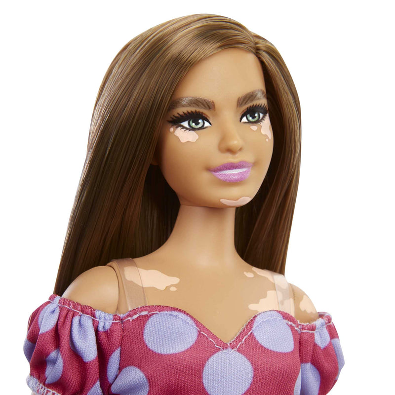 Barbie Fashionistas Doll # 171, with Polka Dot Dress