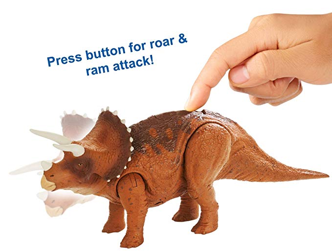 Jurassic World Roarivores Triceratops Figure