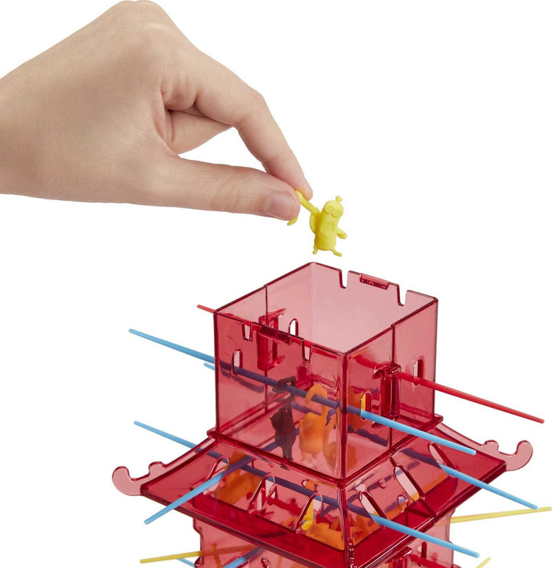 Kerplunk Kids Game Featuring Illumination's Minions: The Rise of Gru with Minions Game Pieces and Pagoda Tower