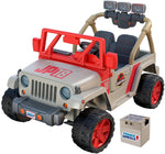 Fisher-Price Power Wheels Jurassic Park Jeep Wrangler Ride-On Vehicle