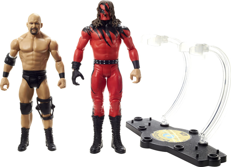WWE “Stone Cold” Steve Austin vs Kane Championship Showdown 2-Pack 6-inch Action Figures for Ages 6 Years Old & Up, Series # 7