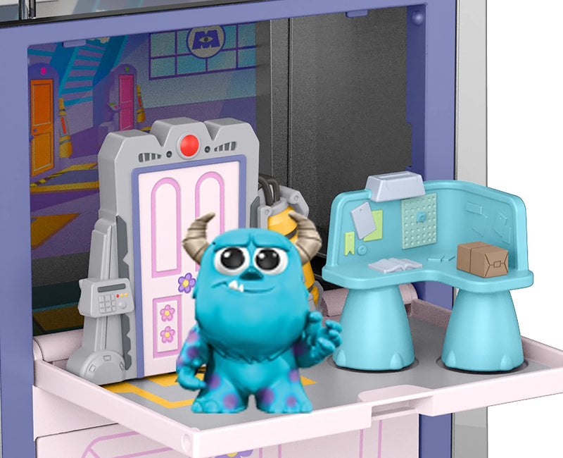 Disney Pixar Monsters Inc. MINIS Scare Floor Stackable Stories Playset