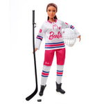 Barbie Winter Sports Hockey Player Brunette Doll & Curvy Shape