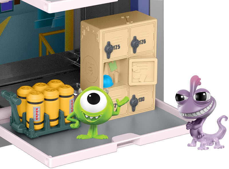 monsters inc factory playset Disney Pixar Monsters Inc. MINIS Scare Floor Stackable Stories Playset – Square Imports