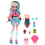 Monster High Doll, Lagoona Blue with Accessories and Pet Piranha, Posable Fashion Doll with Colorful Streaked Hair