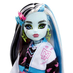 Monster High Doll, Frankie Stein with Accessories and Pet, Posable Fashion Doll with Blue and Black Streaked Hair