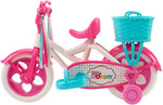 Little Mommy Learn To Ride Doll with Pink Training Bicycle