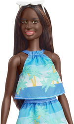 Barbie Loves The Ocean Beach-Themed Doll (11.5-inch Brunette), Made from Recycled Plastics
