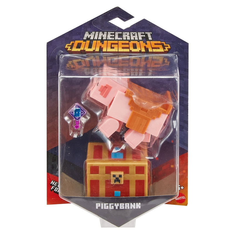 MINECRAFT Dungeons 3.25-in Collectible Battle Figure and Accessories, Based on Video Game, Imaginative Story Play Gift for Boys and Girls Age 6 and Up