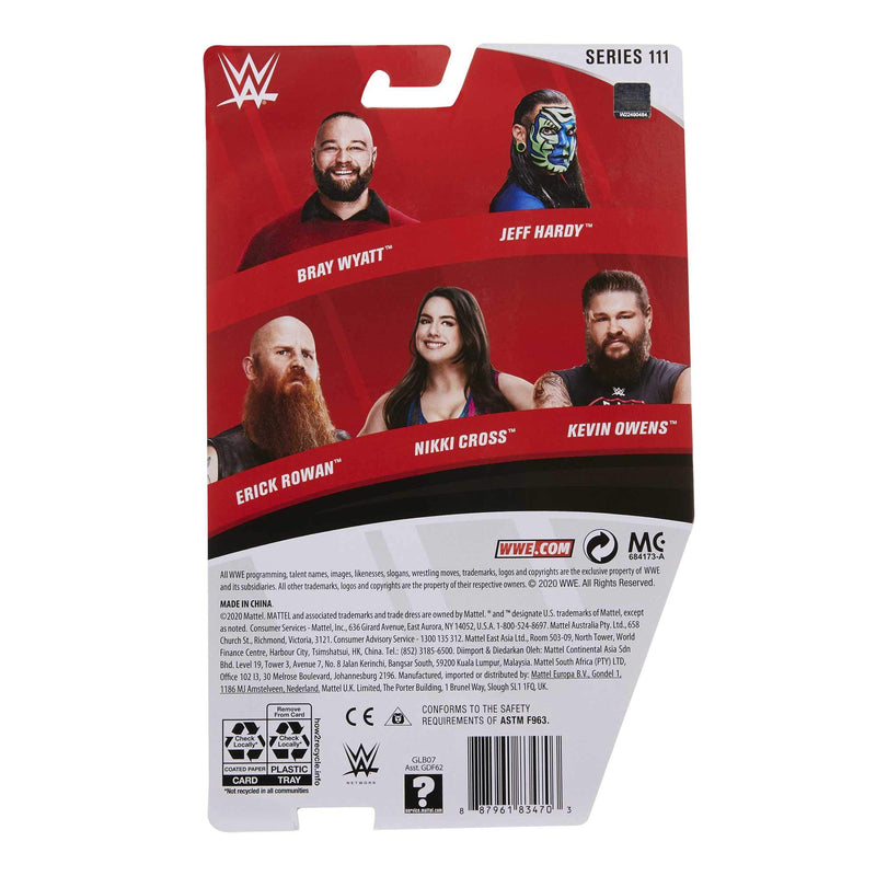 WWE Kevin Owens Basic Series #111 Action Figure in 6-inch Scale with Articulation & Ring Gear