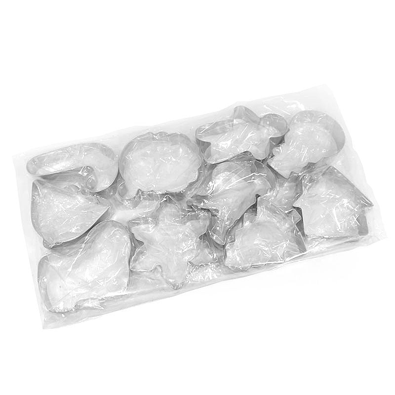 Stainless Steel Christmas Cookie Cutter -10 pieces