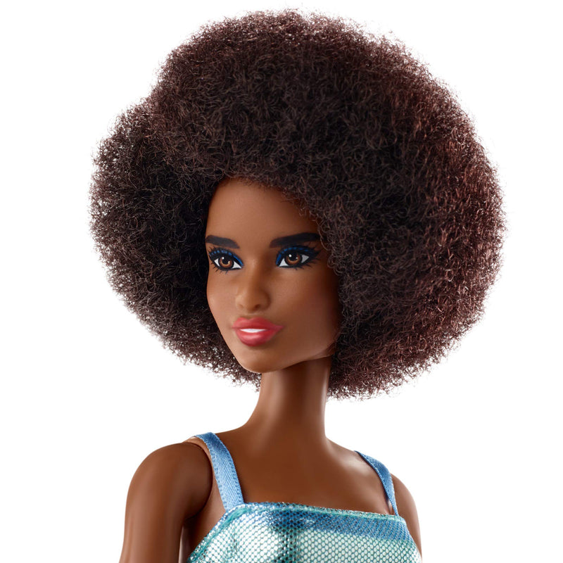 Mattel Barbie Fashion Party Fashionista Doll African American GHT32 Natural Hair