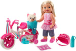 Little Mommy Learn To Ride Doll with Pink Training Bicycle