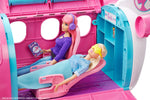 Barbie Dreamplane Airplane Toys Playset with 15+ Accessories Including Puppy, Snack Cart, Reclining Seats and More